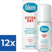 Odorex Extra Dry Depper - 50 ml - Deodorant - Voordeelverpakking 12 stuks