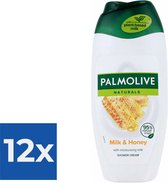 Palmolive Douchegel - Honing & Melk 250 ml - Voordeelverpakking 12 stuks