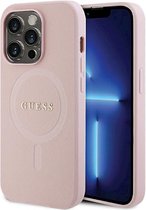 Guess Guess iPhone 14 Pro Max 6,7 pink hardcase Saffiano MagSafe