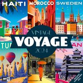 Vintage Voyage - Reiseposter - Kalender 2024