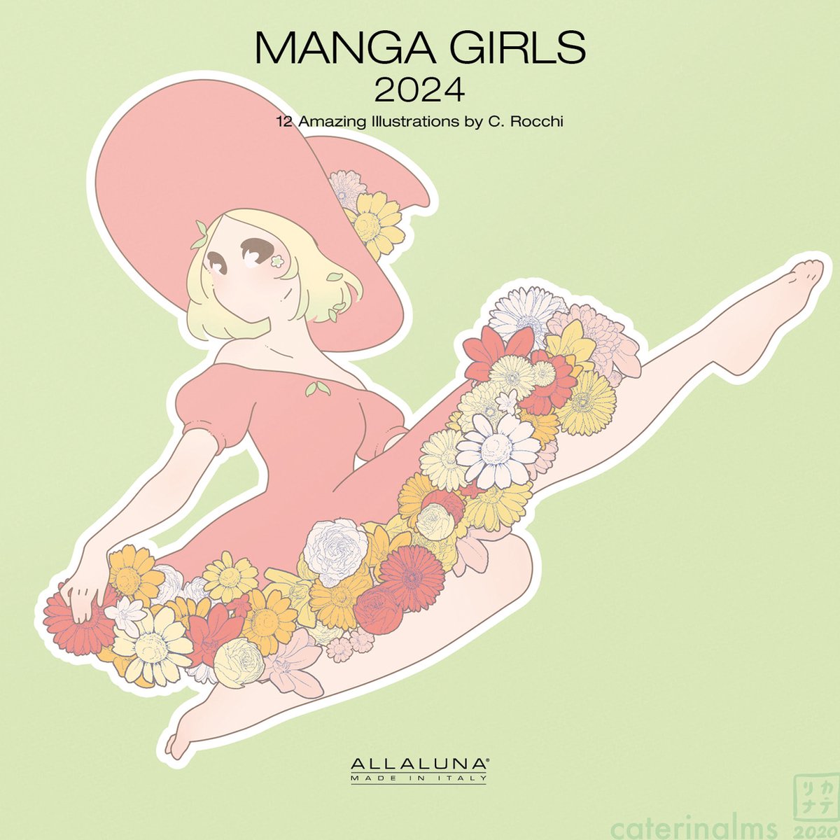 Allaluna - Wandkalender 2024 - Manga Girls