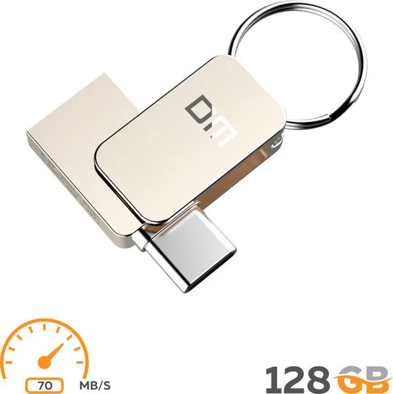 Clé USB 128 Go (mini) - Clé USB - USB C / USB 3.0 - Flash Drive - Windows /  Apple Mac