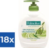 Palmolive - Zeep dispenser - Olive & Milch - 300 ml - Voordeelverpakking 18 stuks