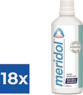 Meridol mondspoeling - 400 ml - mondspoeling - 400 ml - Mondwater - Voordeelverpakking 18 stuks
