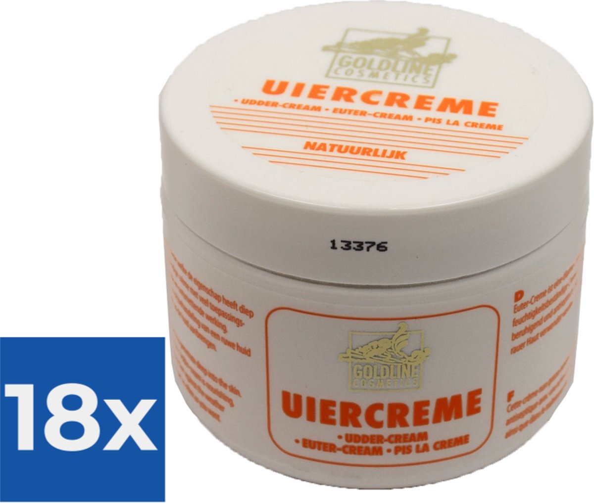 Goedkoopste Goldline Uiercrème - Voordeelverpakking 18 stuks