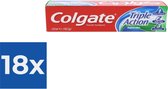 Colgate Tandpasta Triple Action Mint 125 ml - Voordeelverpakking 18 stuks