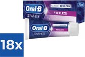 Oral-B Tandpasta 3D White Vitalize 75 ml - Voordeelverpakking 18 stuks