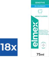 Elmex Sensitive Original tandpasta - 75ml - Voordeelverpakking 18 stuks