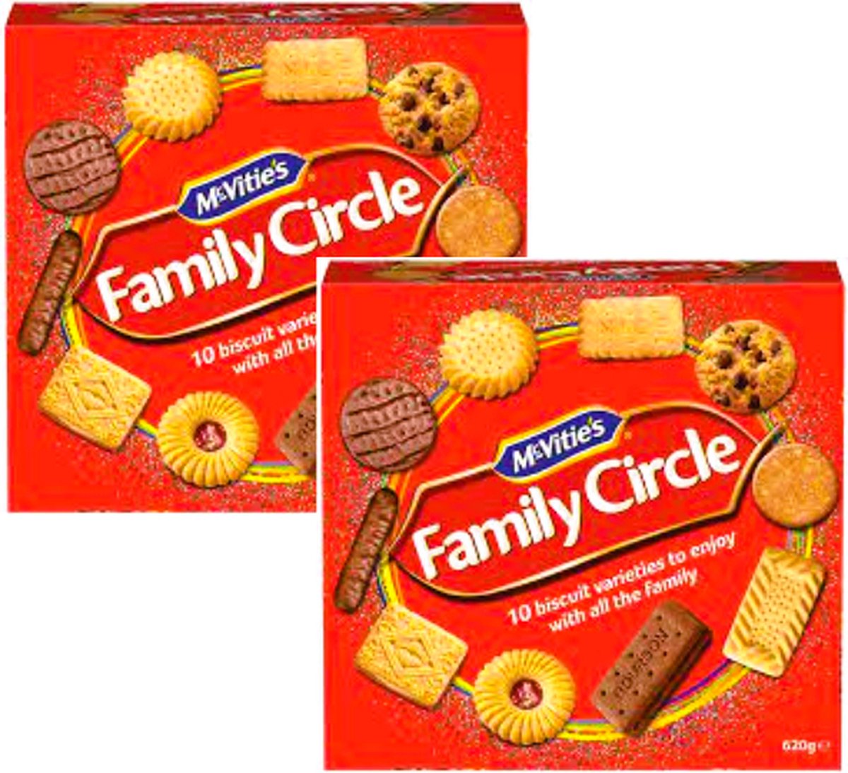 McVitie s Family Circle Assorted Biscuits 2 x 400g Koekjes Engeland England