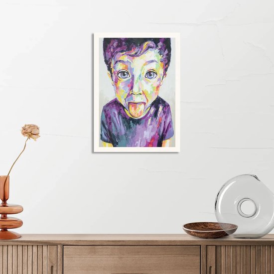 Poster met lijst 30x40 cm WC - Toilet papier - Leen Bakker Poster met lijst 30x40 cm WC - Toilet papier - Leen Bakker