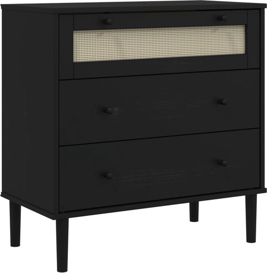 vidaXL-Ladekast-SENJA-rattan-look-80x40x80-cm-massief-grenenhout-zwart