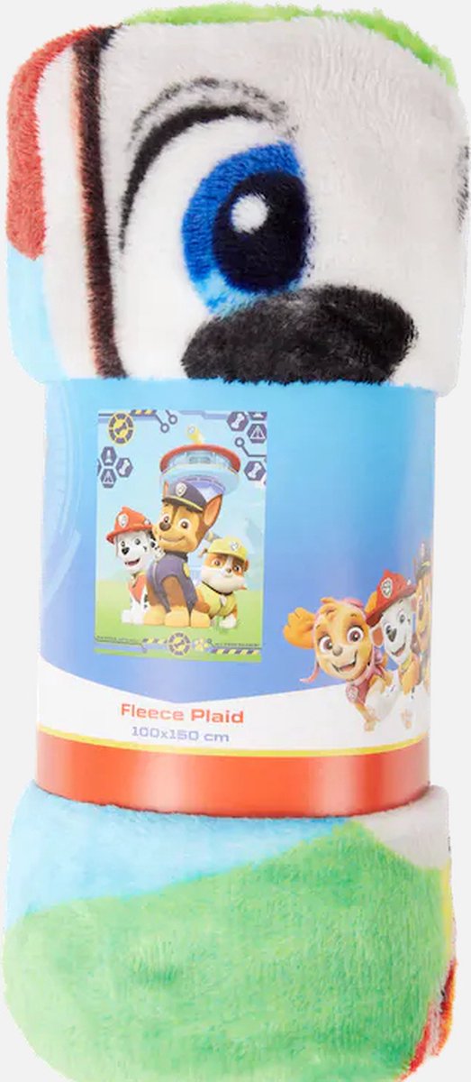 paw patrol - fleece - plaid - 100x150cm