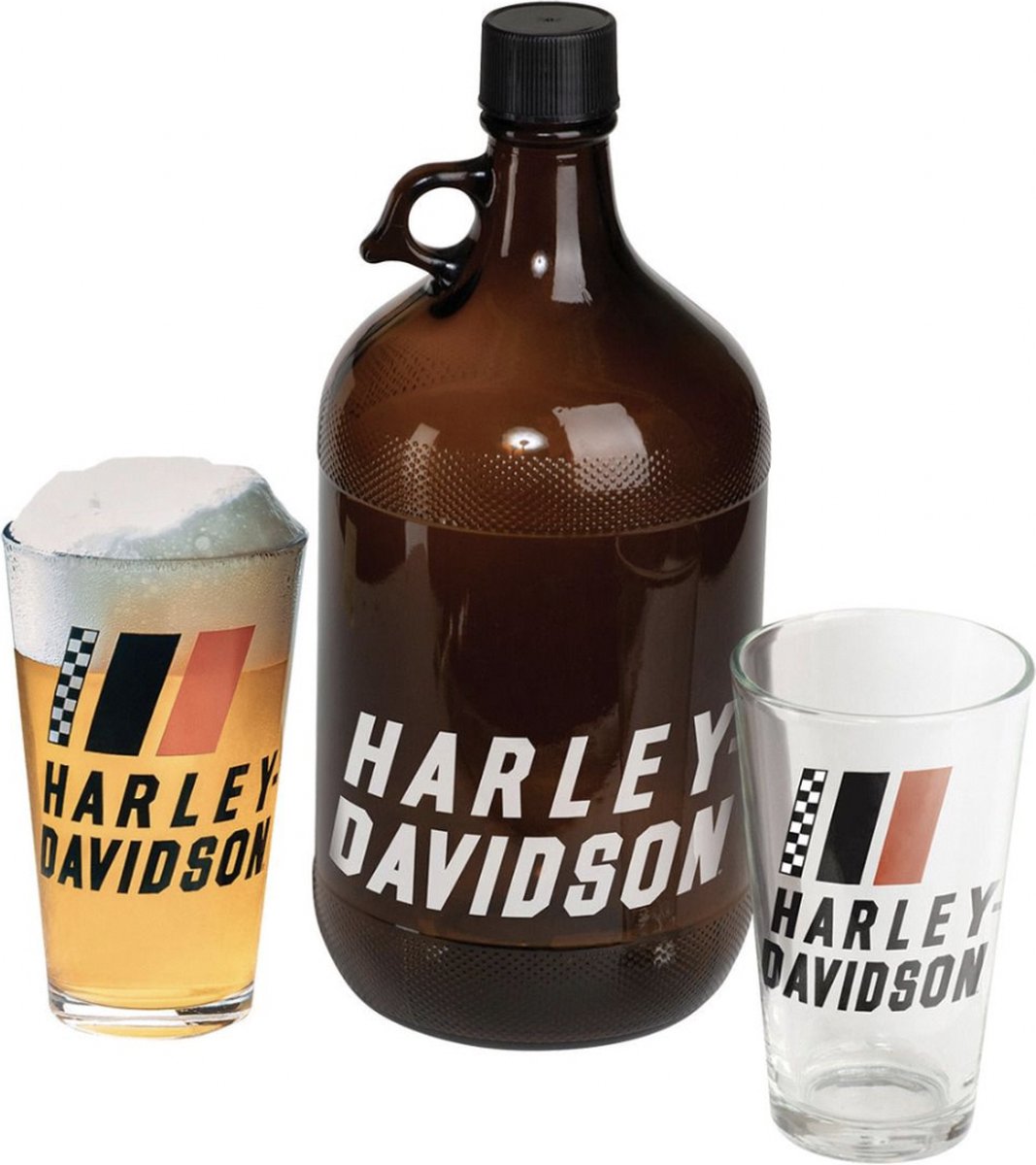 Goedkoopste Harley-Davidson Racing Stripes Growler Set