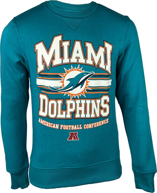 Majestic Fredine Crew Sweat M Miami Dolphins