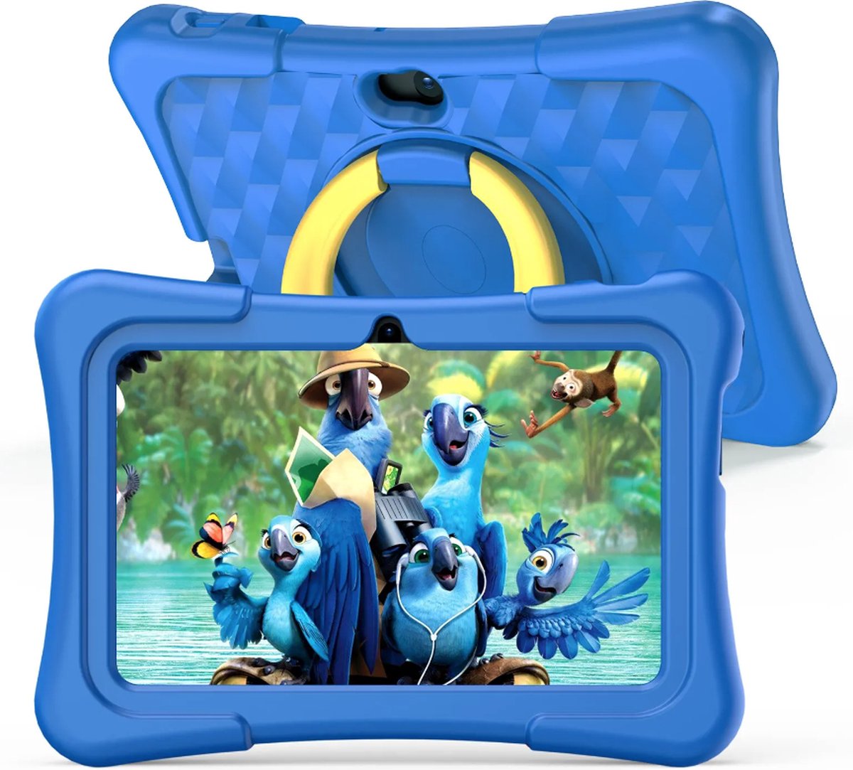 Homesell - PRITOM Kindertablet - Tablet - 7 Inch - 2023 model - Android 11 - Langdurig gebruik - Kids Proof - 32GB - Kindertablet vanaf 3 jaar - Kinder Tablet - Gratis Beschermende Hoes - Blauw