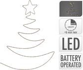 Autres marques Sapin de Noël décoratif Cm 36 LED Wit chaud Minuteur Batterie