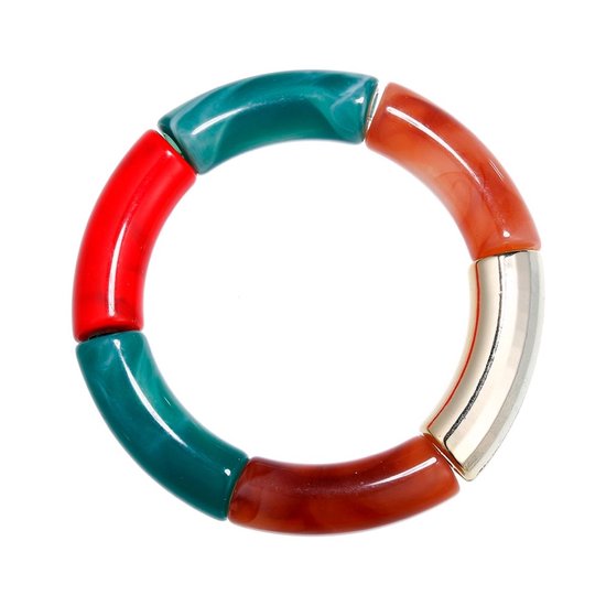 Jomide - Tube armband groot - Multi Colours - 2