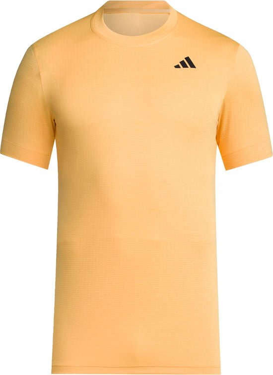 adidas Performance Tennis FreeLift T-shirt - Heren - Geel- XS