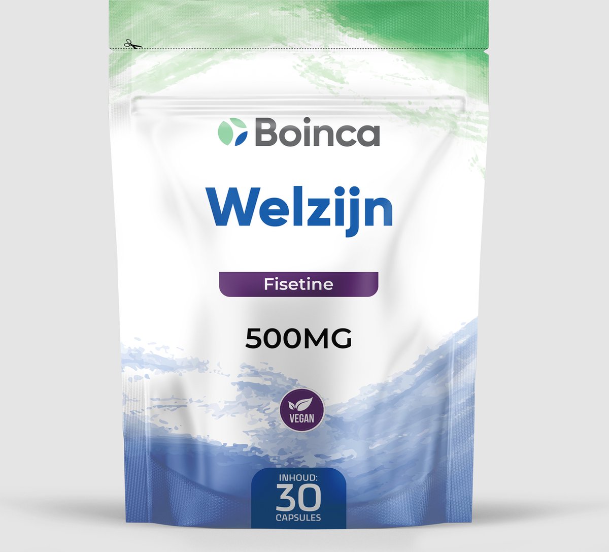 Goedkoopste Boinca Fisetine Welzijn Gezonde cellen - Autofagie - 500mg - maanddosering - vitaal ouder - healthy aging