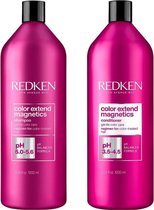 Redken CombiDeal - Color Extend Magnetics - Shampoo 1000 ML & Conditioner 1000 ML - voor gekleurd haar