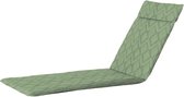 Madison - Coussin de jardin - Coussin de transat - 190x60cm - Plein air Graphic Sage