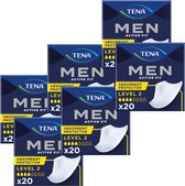 TENA Men (Active Fit) Level 2 - 6 pakken - 120 stuks