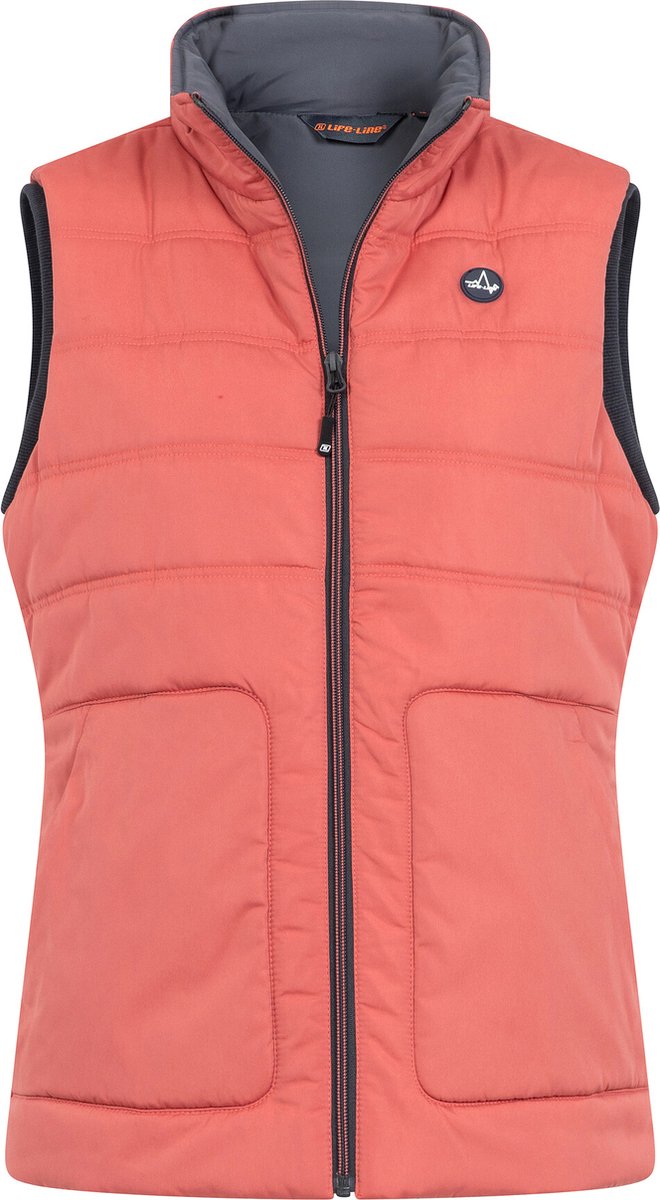 Tully Fake Down Bodywarmer Dames Rood