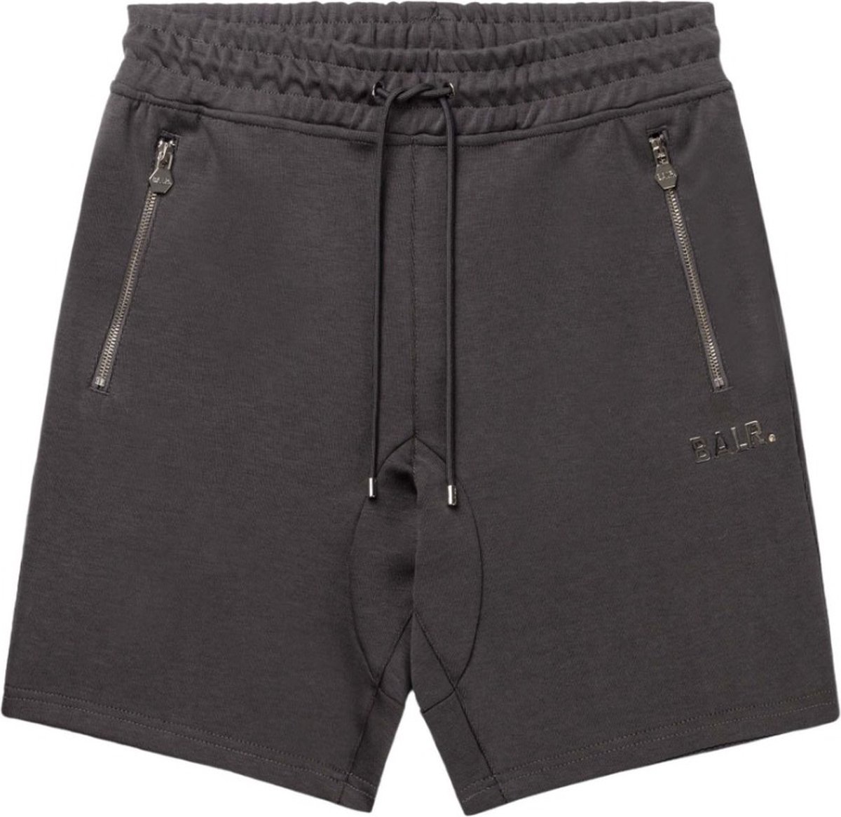 BALR. Broek Grijs Katoen maat XL Q-series sweat shorts grijs