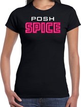 Bellatio Decorations spice girls t-shirt dames - posh spice - roze - carnaval/90s party themafeest XL