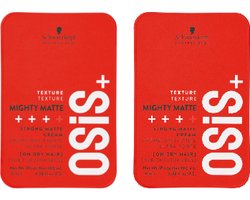 Schwarzkopf Professional OSiS+ Mighty Matte Texture Stylingcrème - duo pack - voordeelverpakking - 2 x 100ml