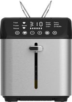 Bol.com TurboTronic BF15 Digitale Broodrooster - Toaster met Variabele Bruining - RVS aanbieding