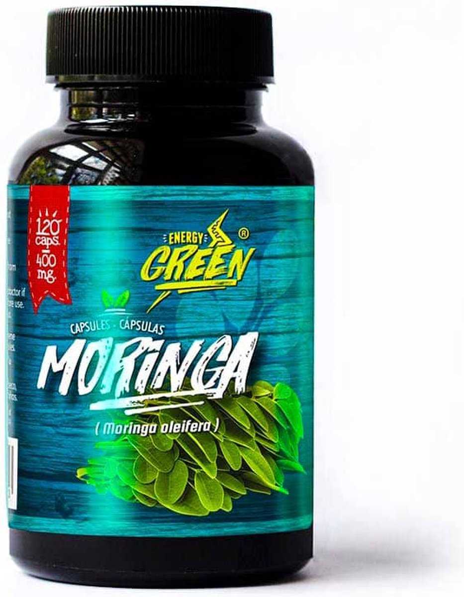 Goedkoopste Amazon Andes-Moringa Capsules -Natuurlijke bron van vitaminen, aminozuren, proteïnen, polyfenolen,zeatin, quercetine, betasitosterol, caffeoylquinicezuur en kaempferol. 120caps-500mg