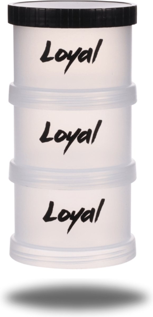 Goedkoopste Loyalprotein - Protein Tower - Opbergbakjes - Poeder & Pillen bakjes - 3 stuks