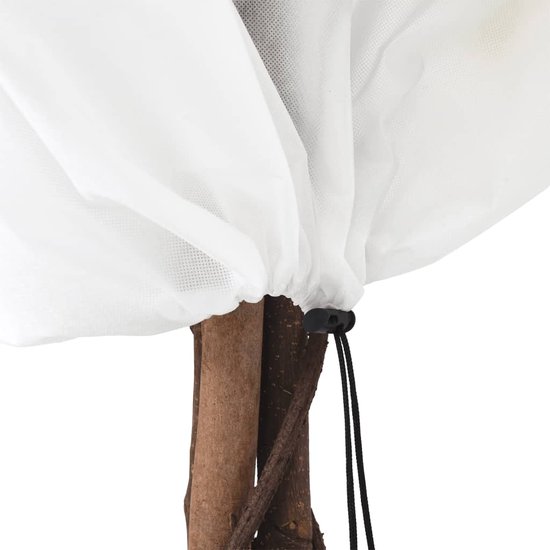 vidaXL - Plantenhoezen - met - trekkoord - 8 - st - 70 - g/m² - 0,8x1 - m van VidaXL — afbeelding 4