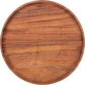 Bowls and Dishes Pure Teak Wood Houten Onderbord rond Ø 30 x 2 cm - Cadeau tip!