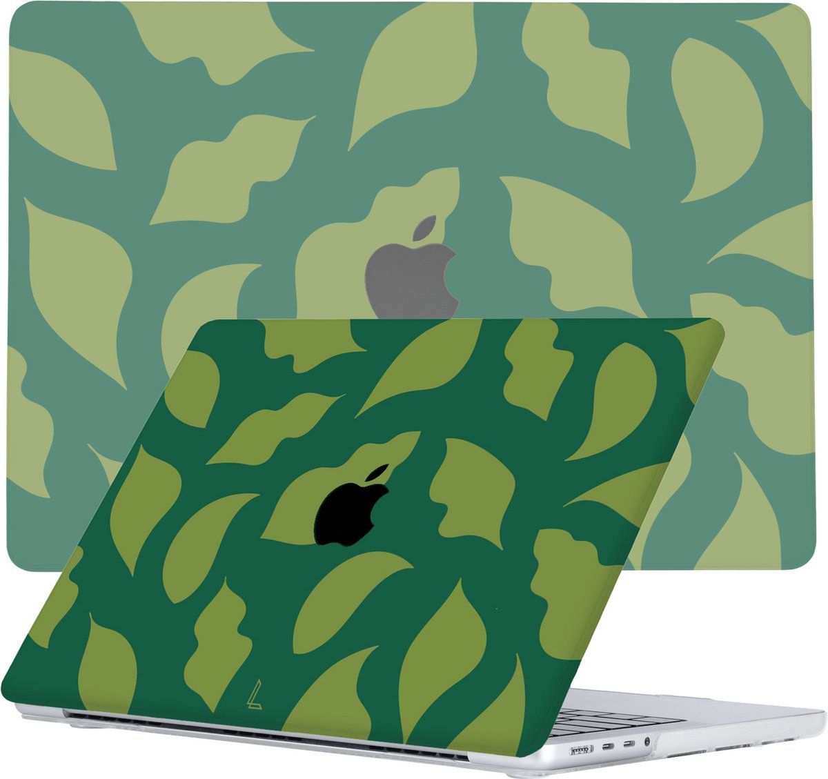 Lunso Geschikt voor MacBook Pro 14 inch (2021-2023) cover hoes - case - Autumn Leaves