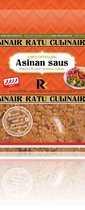 Ratu Culinair | 2 x 400 gr Asinan saus | Sweet and Sour , zoet zuur | voor groenten en fruit | glutenvrij