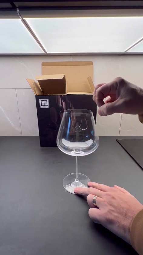 cristal flexible - 2 verres à vin rouge haut de gamme - presque incassable  - design... | bol