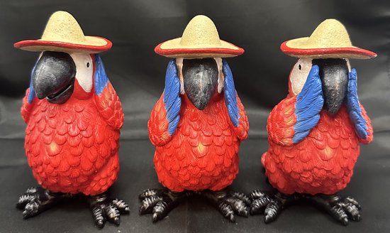 Tropische papegaaien 