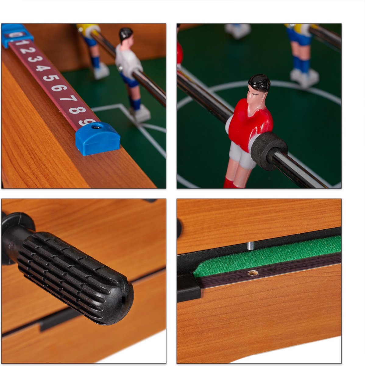 Carromco – tafelvoetbal - tafeltennis – biljard – tafelhockey – 4 in 1