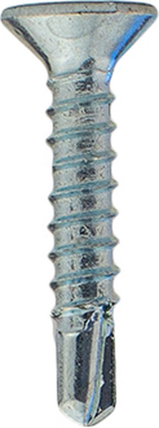 Wovar Tarauds autotaraudeurs avec pointe foreuse 3,5 x 25 mm Zingué | 200 pièces