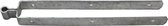 Wovar Duimheng Verzinkt met Dubbele Band 60 cm voor Engelse poort 72 mm dik | Per Stuk