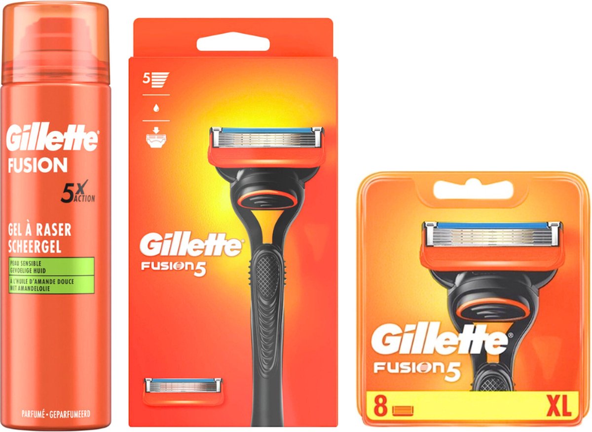 Goedkoopste Gillette Cadeauset Scheerset Fushion5