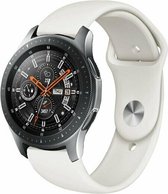 By Qubix 22mm - Rubberen sportband - Roomwit - Huawei Watch GT 2 - GT 3 - GT 4 (46mm) - Huawei Watch GT 2 Pro - GT 3 Pro (46mm)