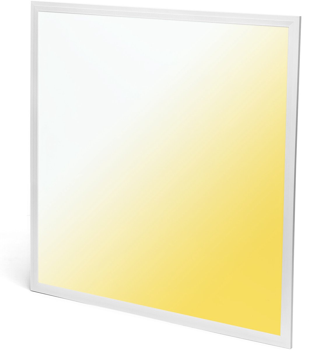 Velvalux LED Paneel 62x62 - Velvalux Lumis - LED Paneel Systeemplafond - Aanpasbare Kleur CCT - 36W - Inbouw - Vierkant - Wit - Flikkervrij