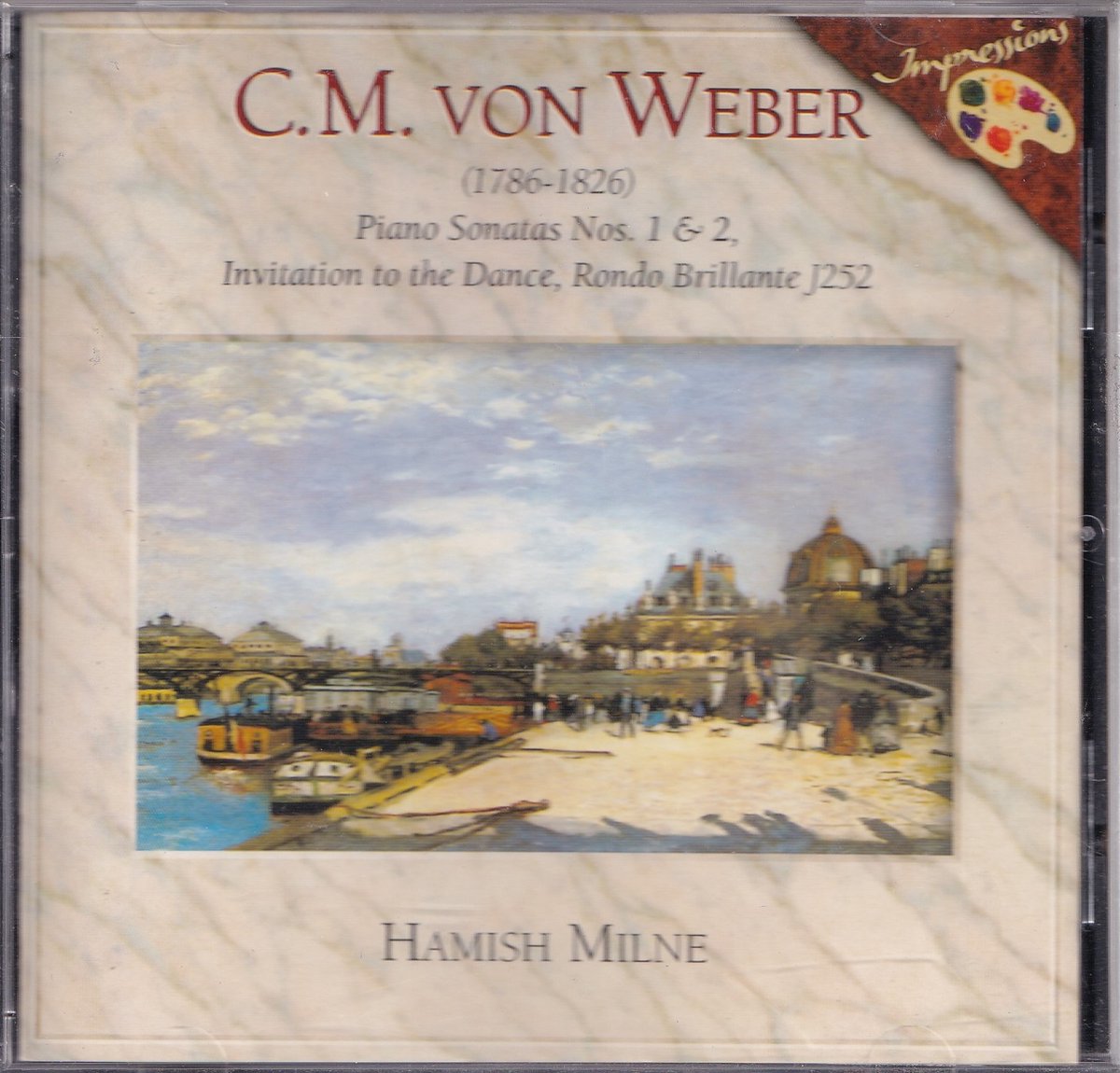 Piano Sonatas 1 & 2 - C.M. von Weber - Hamish Milne