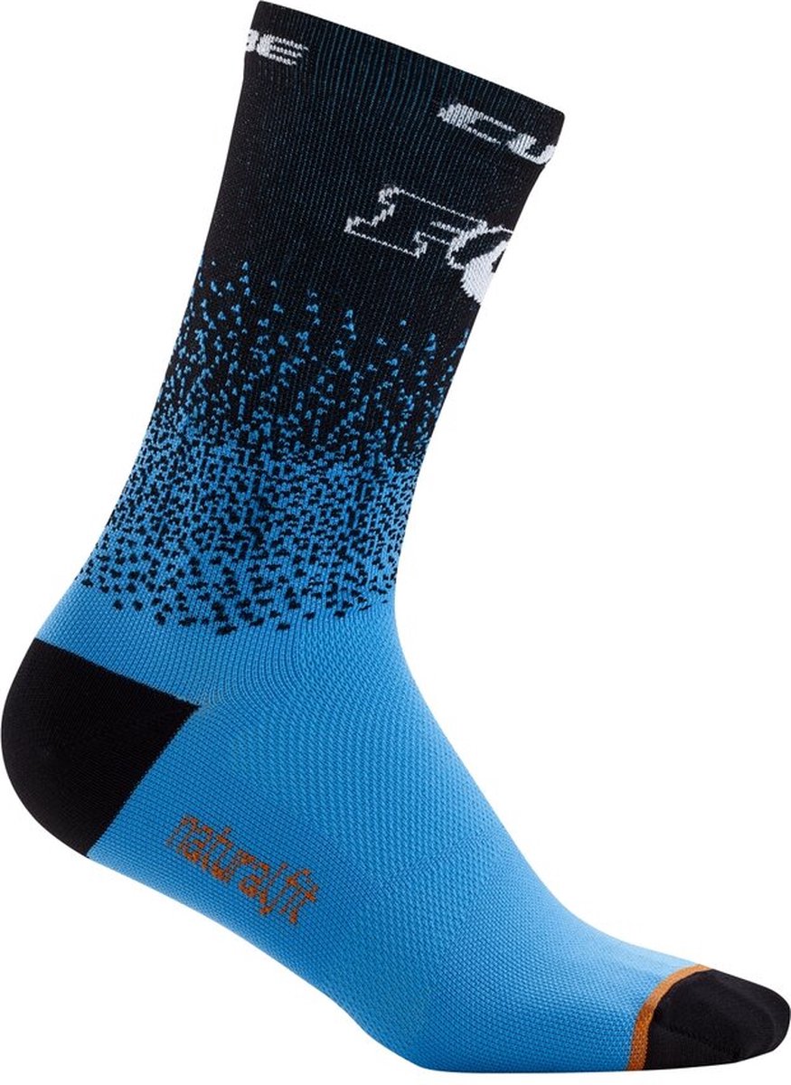 CUBE Fietssokken SOCKS HIGH CUT X ACTIONTEAM BLACK/BLUE 36-39