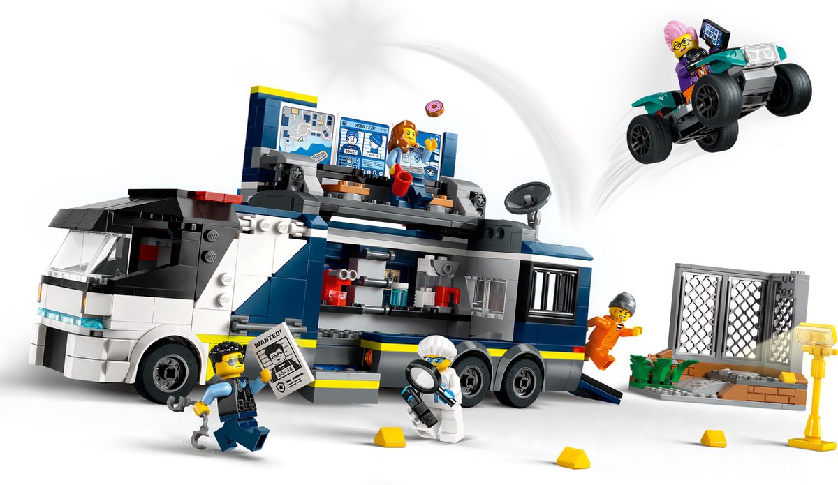 LEGO 60418 City Politielaboratorium in truck Politie Speelgoed voor Kinderen vanaf 7 jaar — afbeelding 3