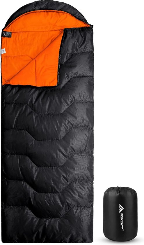 Slaapzak Voor De Winter, 4 Seizoenen, 0 ~ 20 °C, Dekenslaapzak Voor Volwassenen Waterafstotende Slaapzak Kleine Verpakkingsmaat Voor Outdoor Rugzakreizen Kamperen Wandelen
