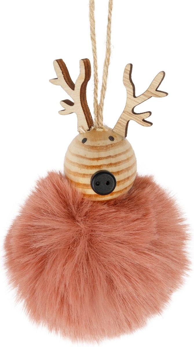 Hanger rendier - roze